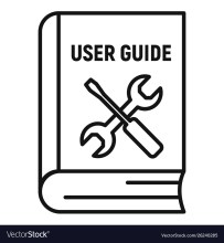 user-guide-book-icon-outline-style-vector-26240285