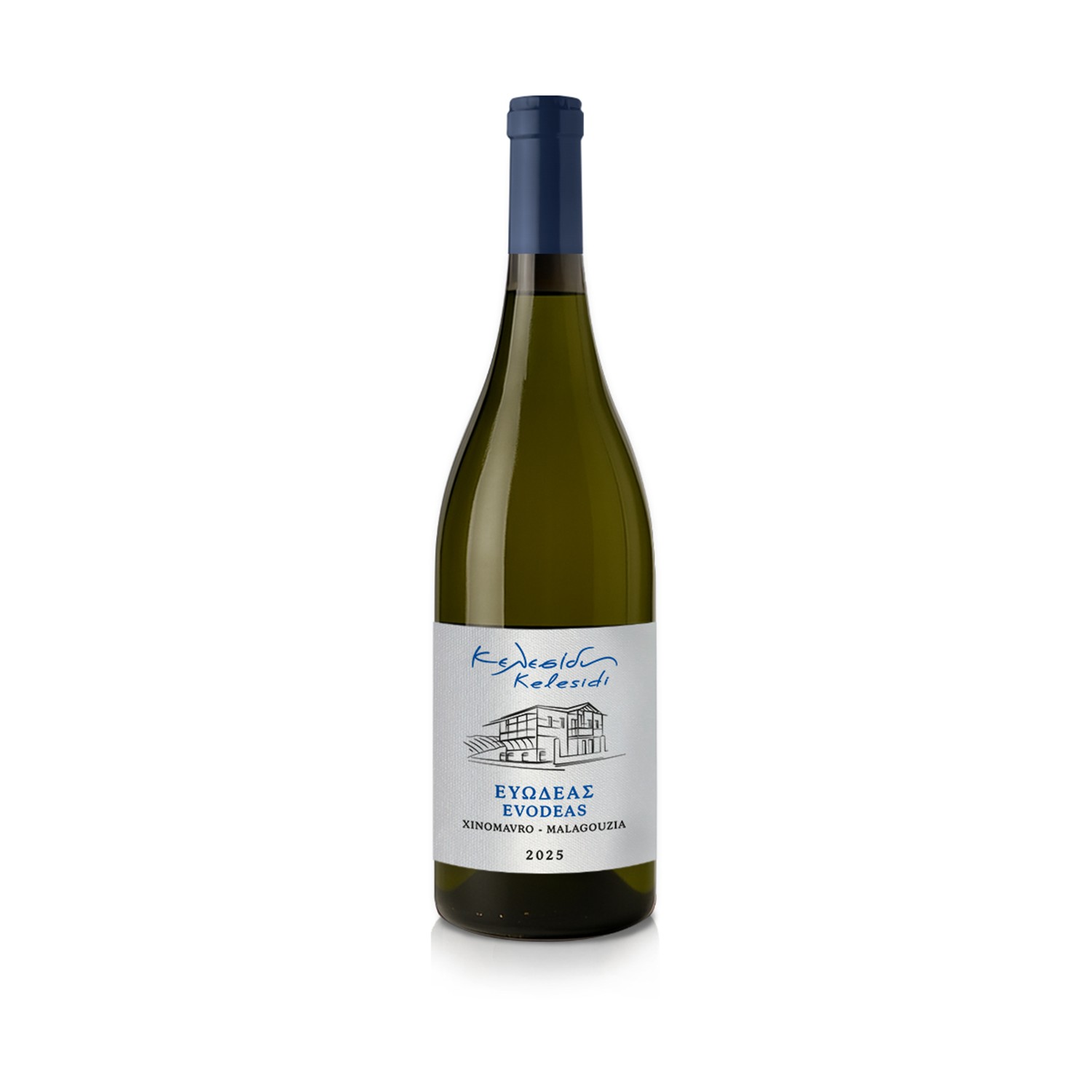 Kelesidou - Evodeas -  Organic White Dry Wine Xinomavro - Malagouzia,750ml