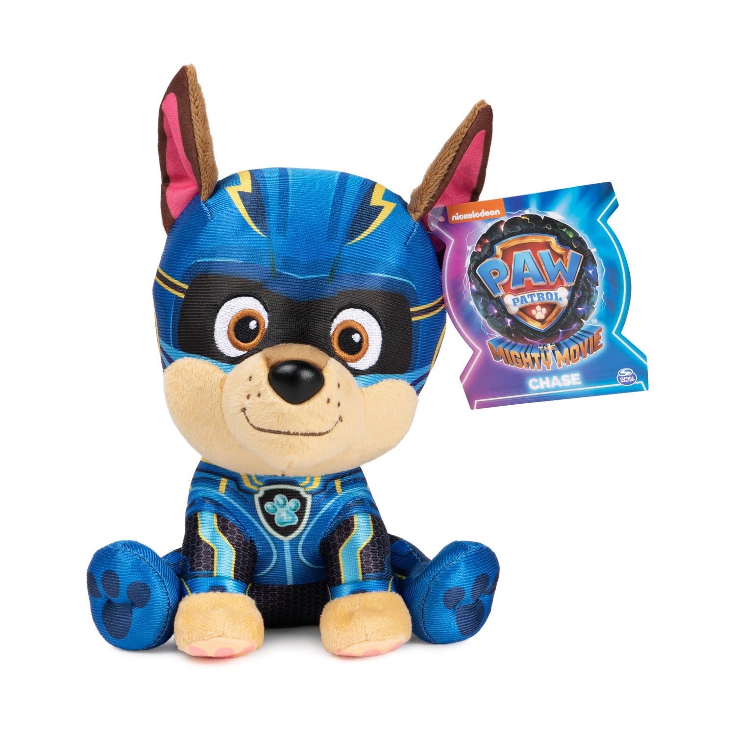 Spin Master Paw Patrol: The Mighty Movie - Chase Plush Toy (15cm) (20144777)
