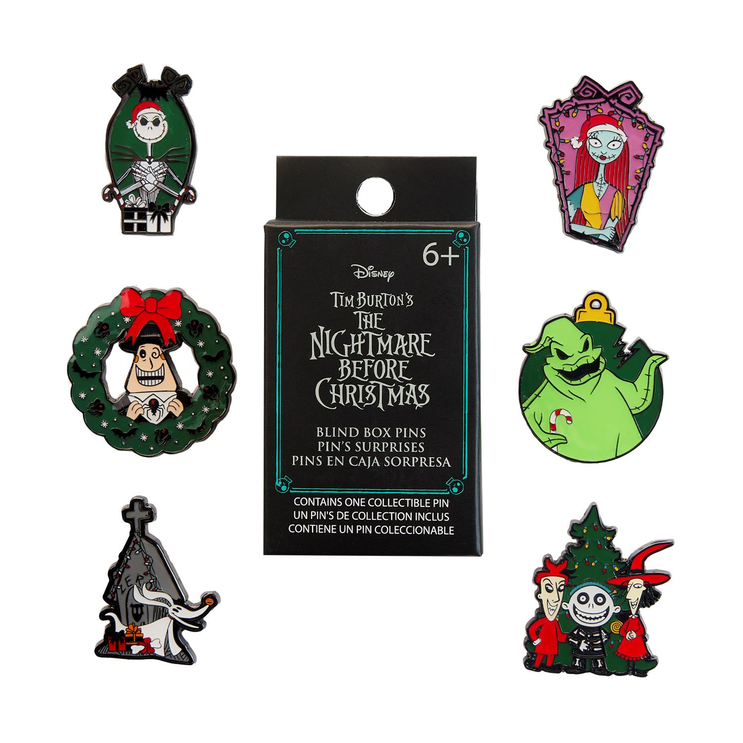 Loungefly: Walt Disney - Nightmare Before Christmas Seasonal Blind Box Enamel Pins