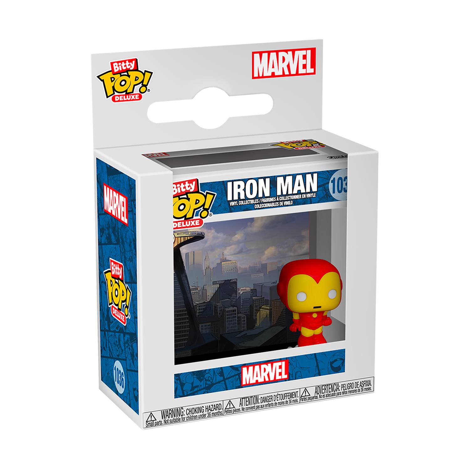 Funko Bitty Pop! Deluxe: Marvel - Iron Man (AvengerTower) #1036 Vinyl Figure