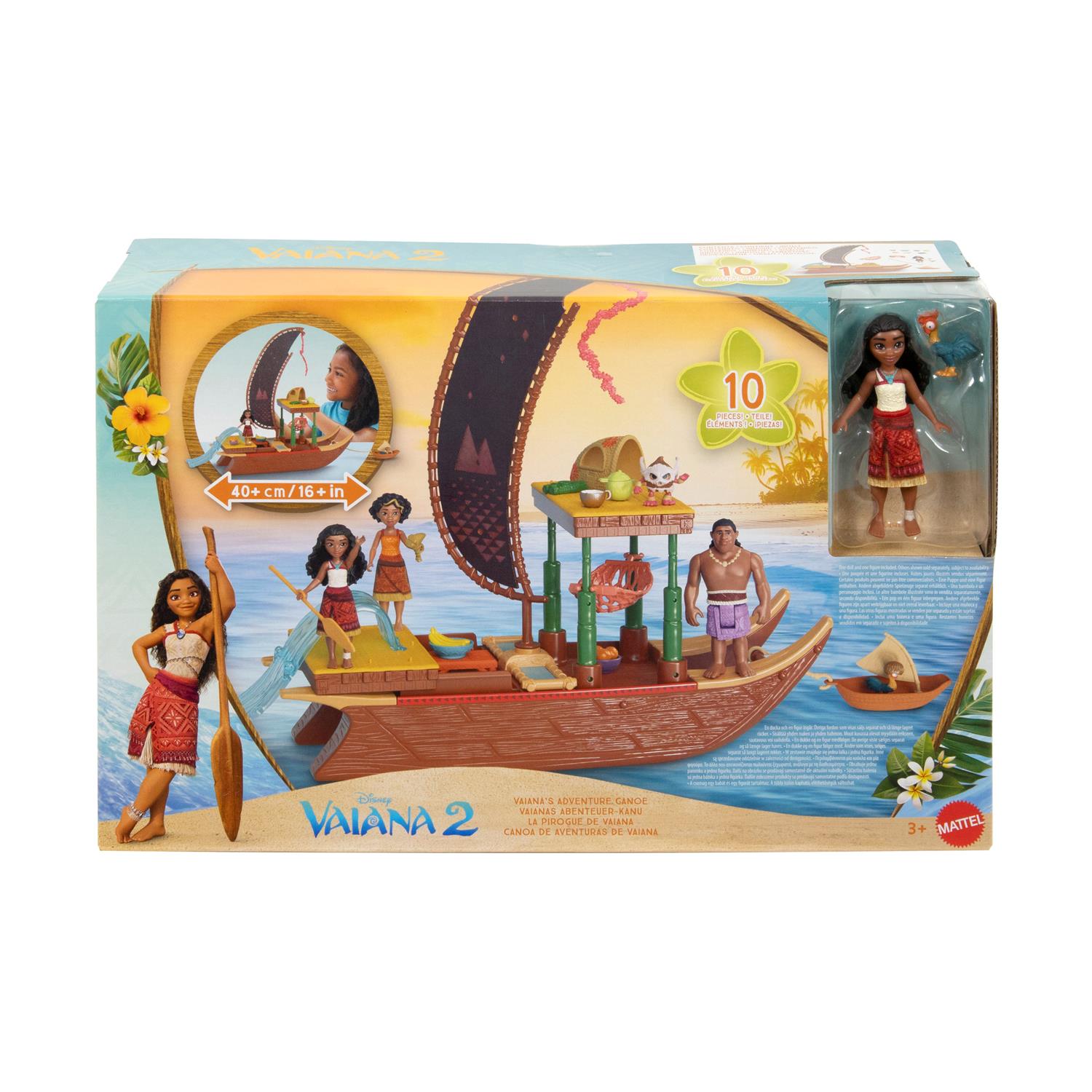 Mattel Disney: Vaiana 2 - Vaiana's Adventure Canoe (JBT78)