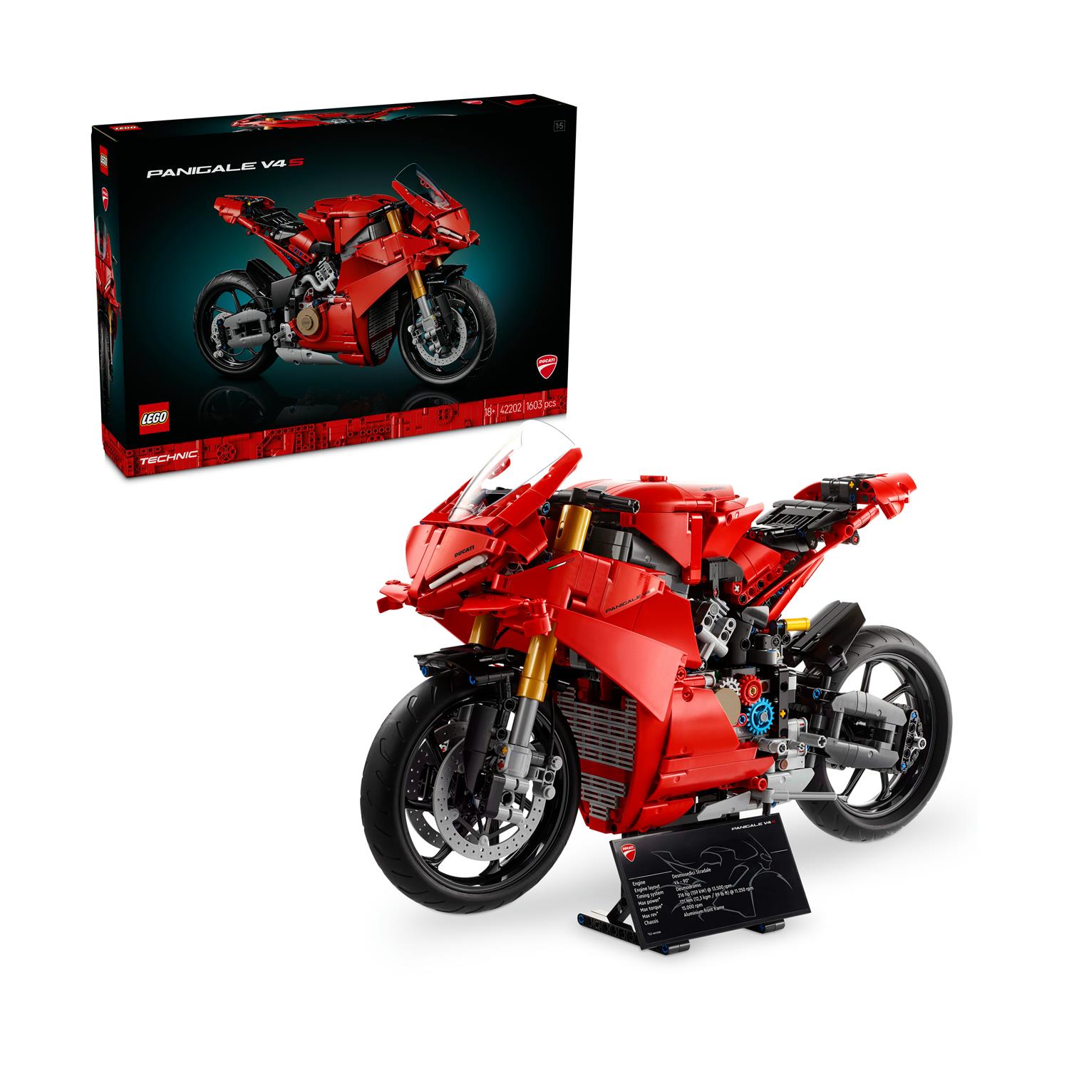 LEGO Technic: Ducati Panigale V4 S Motorcycle (42202)