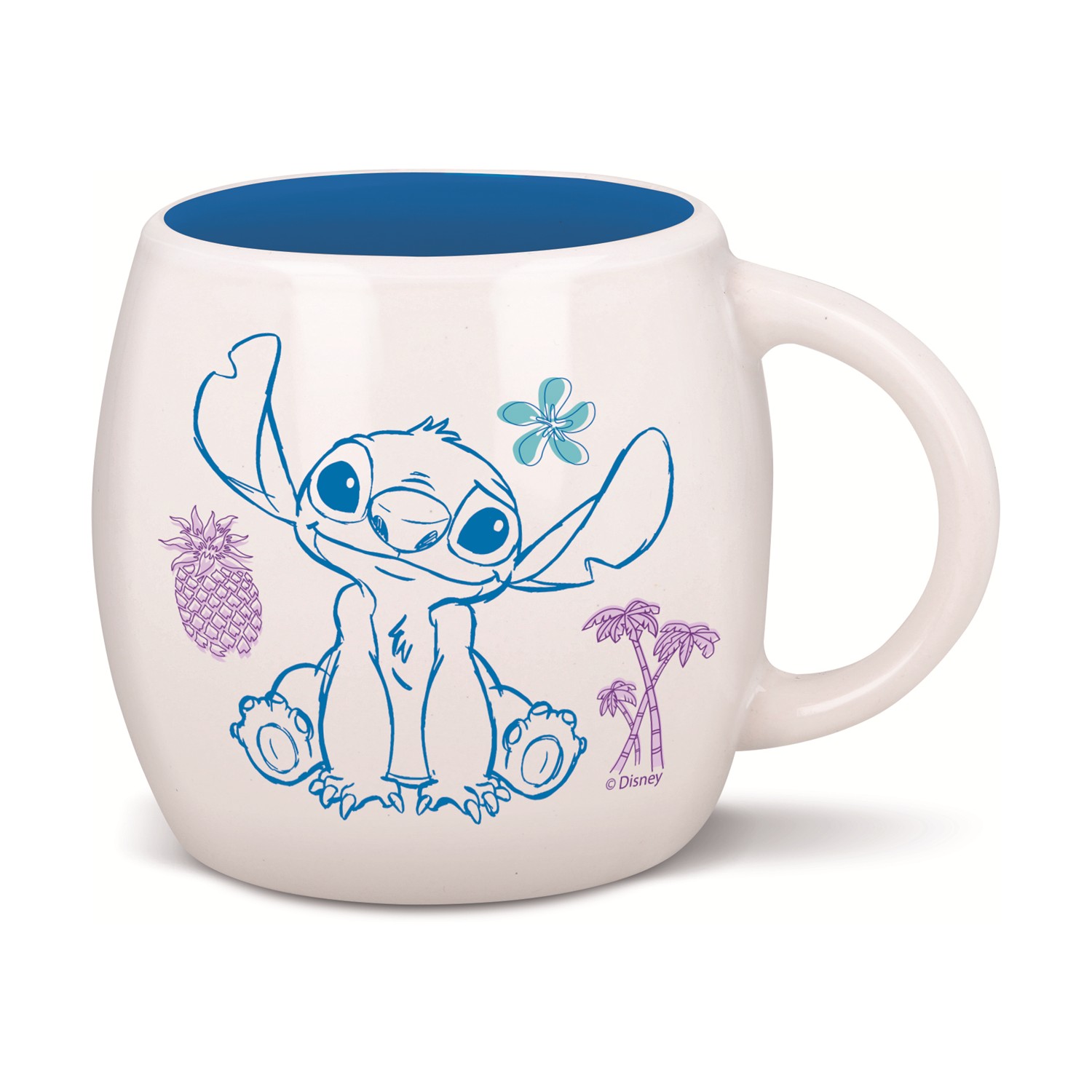 Stor Disney: Stitch Drawing - Young Adult Globe Mug In Gift Box (385ml) (95743)