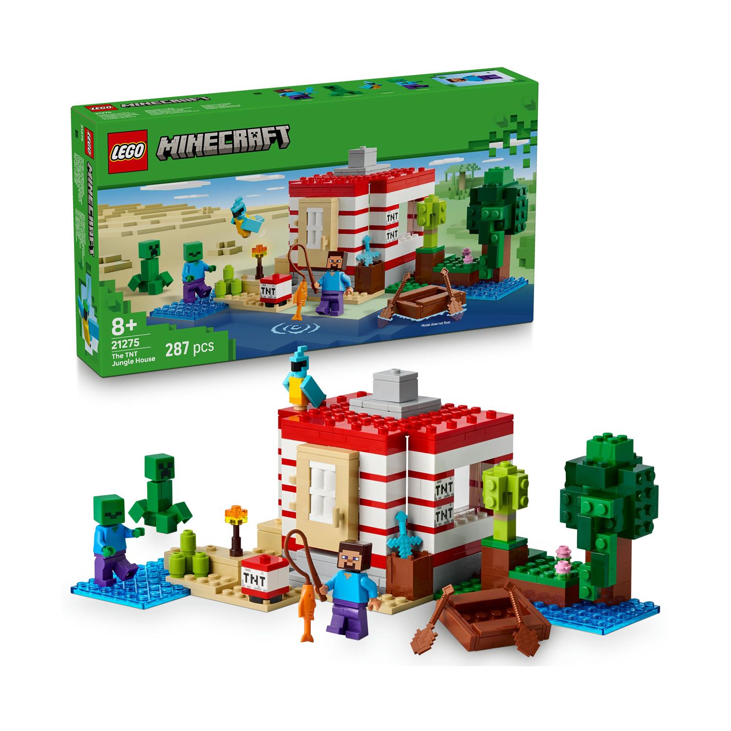 LEGO Minecraft : The TNT Jungle House (21275)