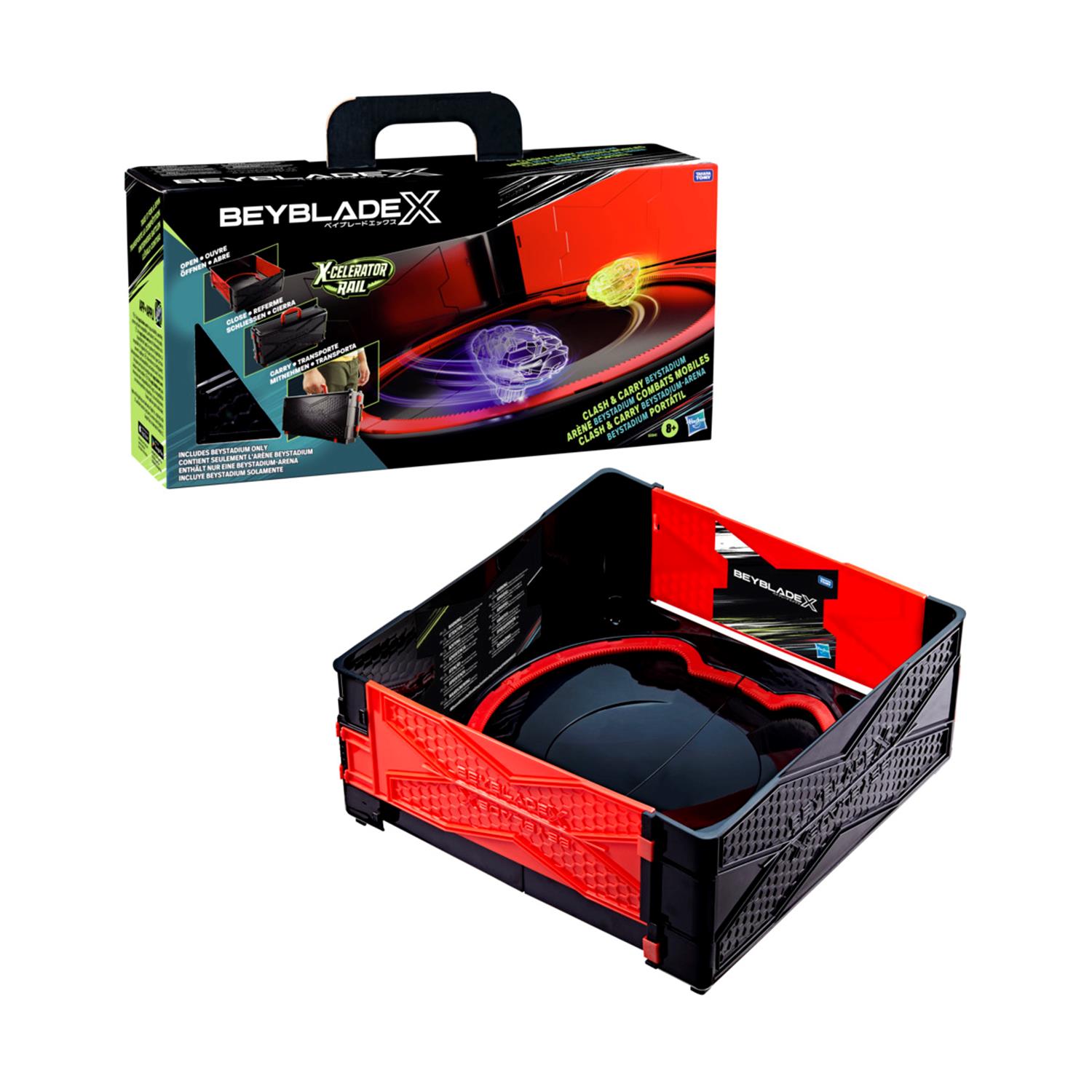 Hasbro BeyBlade X: X-Celerator Rail - Clash & Carry Beystadium (G0841)