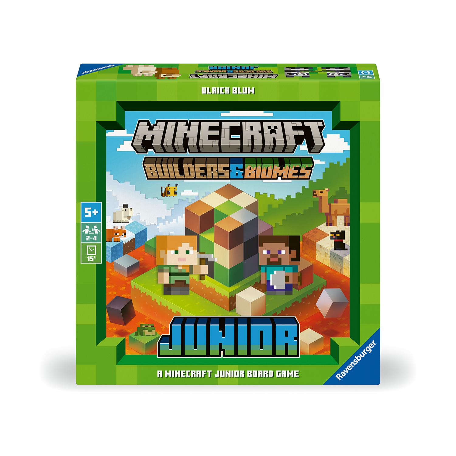 Ravensburger Board Game: Minecraft - Builders & Biomes Junior (24750)