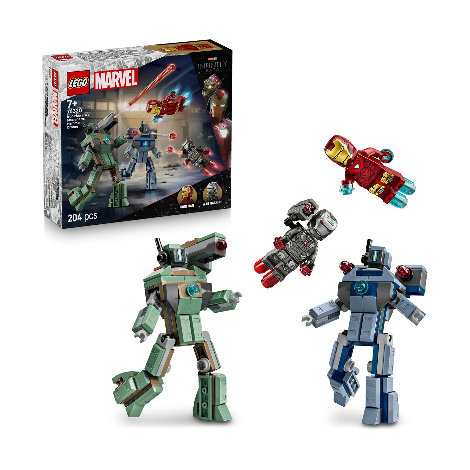 LEGO Marvel: Iron Man & War Machine vs. Hammer Drones (76320)