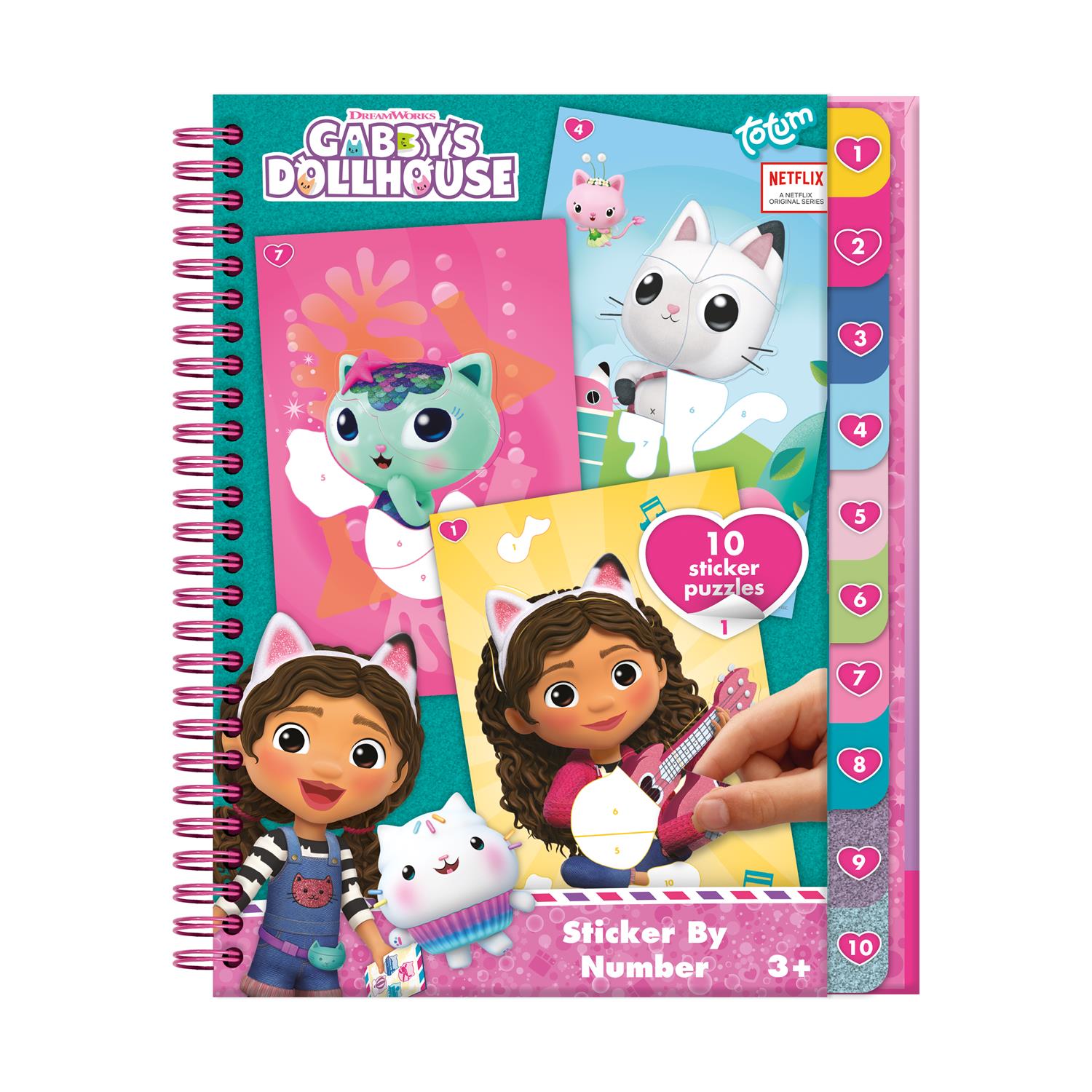 Totum: Gabby's Dollhouse - Sticker By Number Book (TT421028)