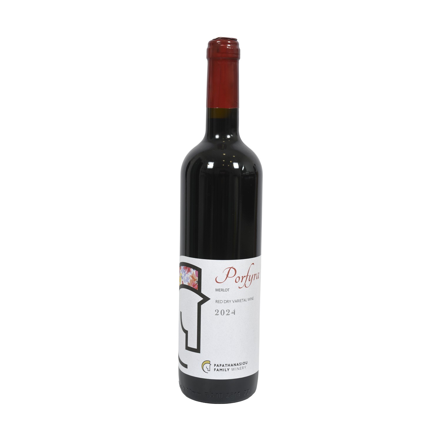 Papathanasiou Family Winery - Porfyra, Merlot Red Dry Wine,750ml