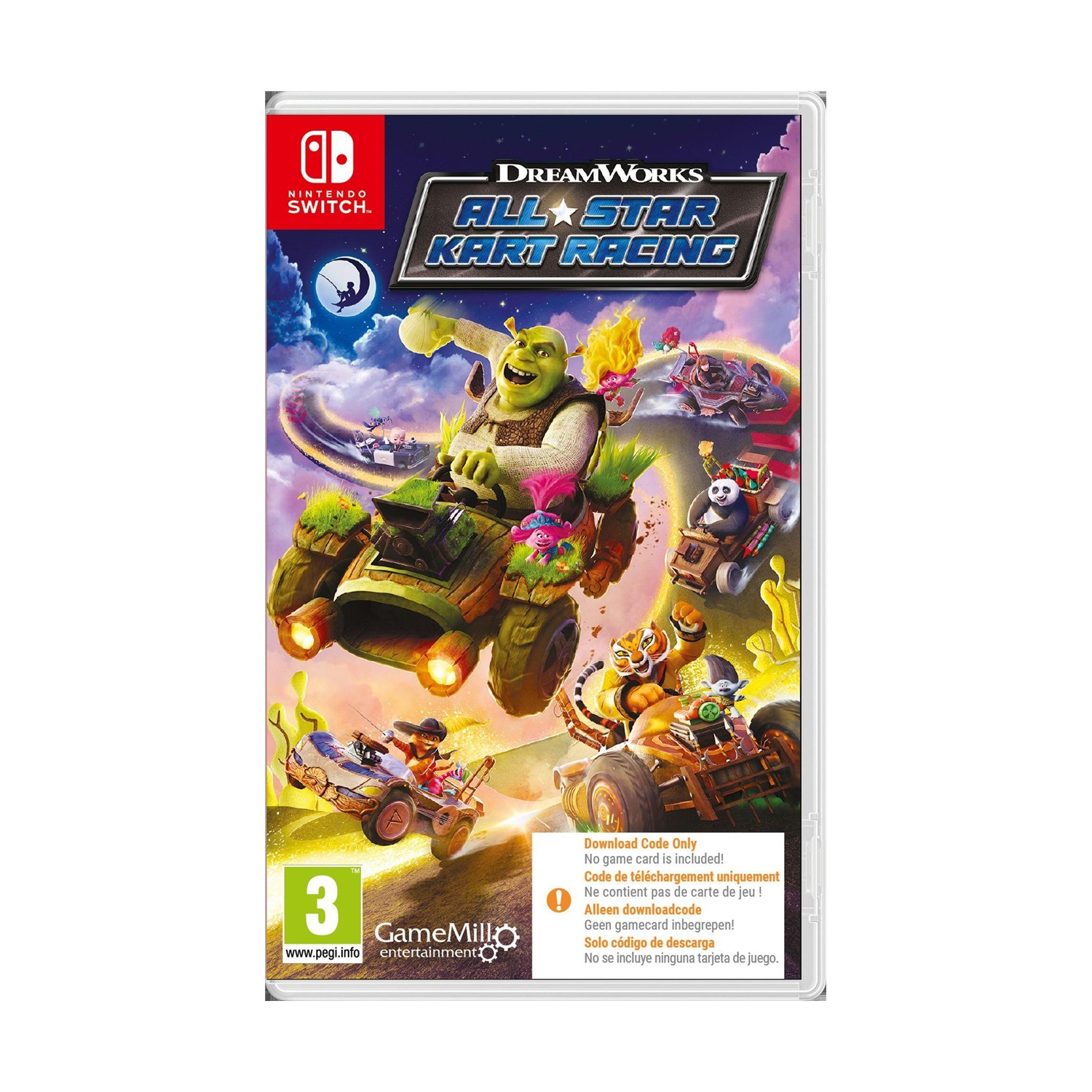 NSW DreamWorks All-Star Kart Racing (Code in a Box)