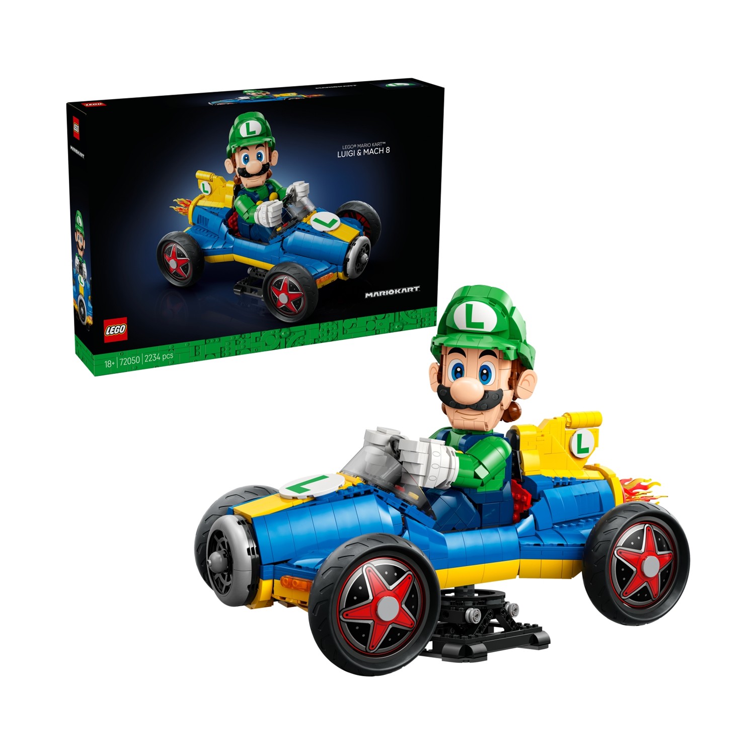 LEGO Super Mario: Mario Kart – Luigi & Mach 8 (72050)
