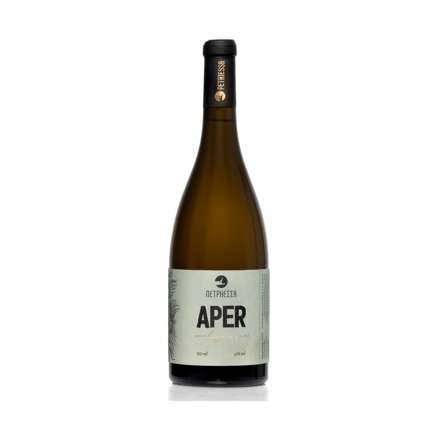 Petriessa Estate - Aper - Malagouzia White Dry Wine P.G.I.,750ml