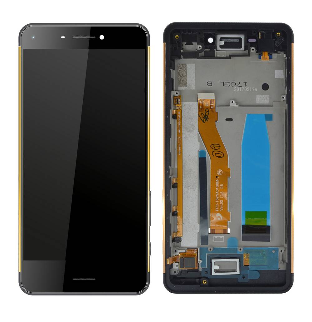 Γνήσια Οθόνη & Μηχανισμός Αφής Hisense C30 Μαύρο με Πλαίσιο 1068544