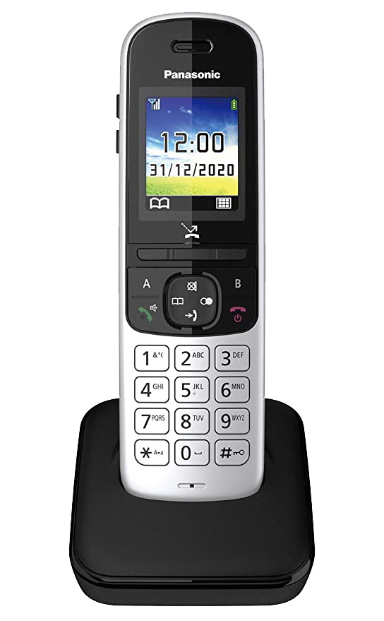Ασύρματο Ψηφιακό Τηλέφωνο Panasonic KX-TGH710 EU Μαύρο με Έγχρωμη Οθόνη 1.8'' Ανοιχτή Ακρόαση Φραγή Κλήσεων και Δυνατότητα Baby Monitor