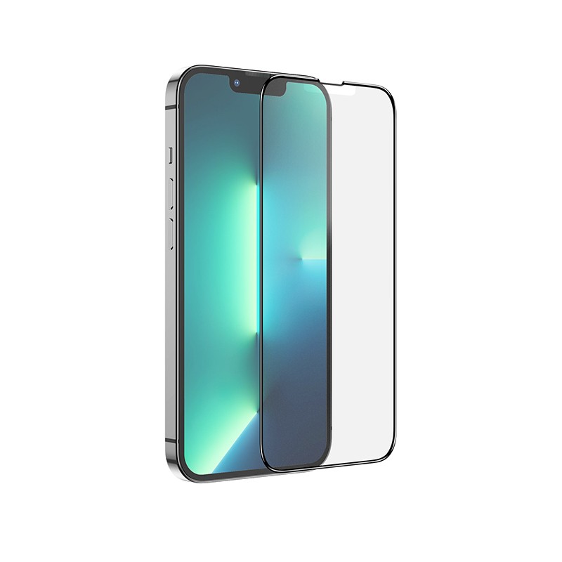 Tempered Glass Hoco A28 Anti-fingerprint 0.33mm για Apple iPhone 13 Pro Max iPhone 14 Plus Μαύρο