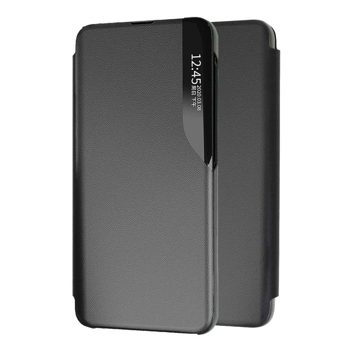 Θήκη Book Ancus Smart Flip για Xiaomi 12 Xiaomi 12X TPU Μαύρο