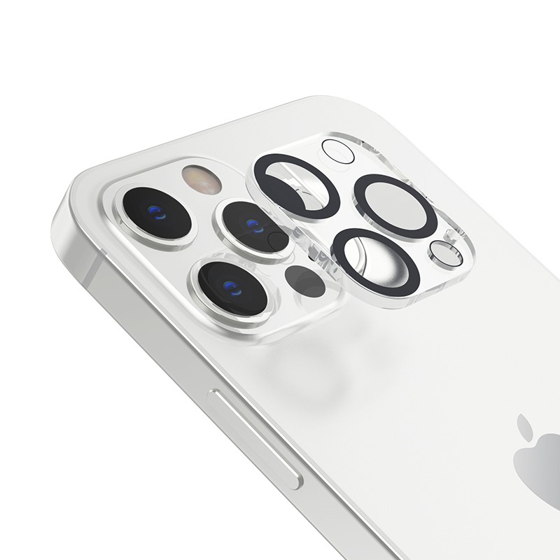 Προστασία Κάμερας Hoco 3D Metal G13 για iPhone 13 Pro/ iPhone 13 Pro Max Μαύρο Σετ 25τεμ.