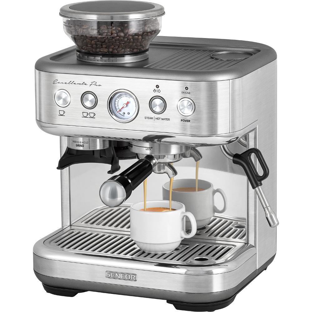 Μηχανή Espresso Thermoblock 15Bar Sencor SES 6010SS Ασημί