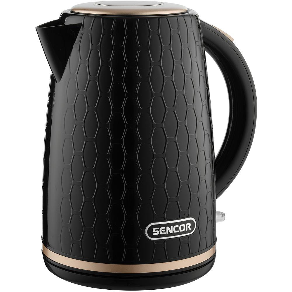 Βραστήρας με 3D Pattern Design 1,7lt 2200W Sencor SWK 7201BK Μαύρο