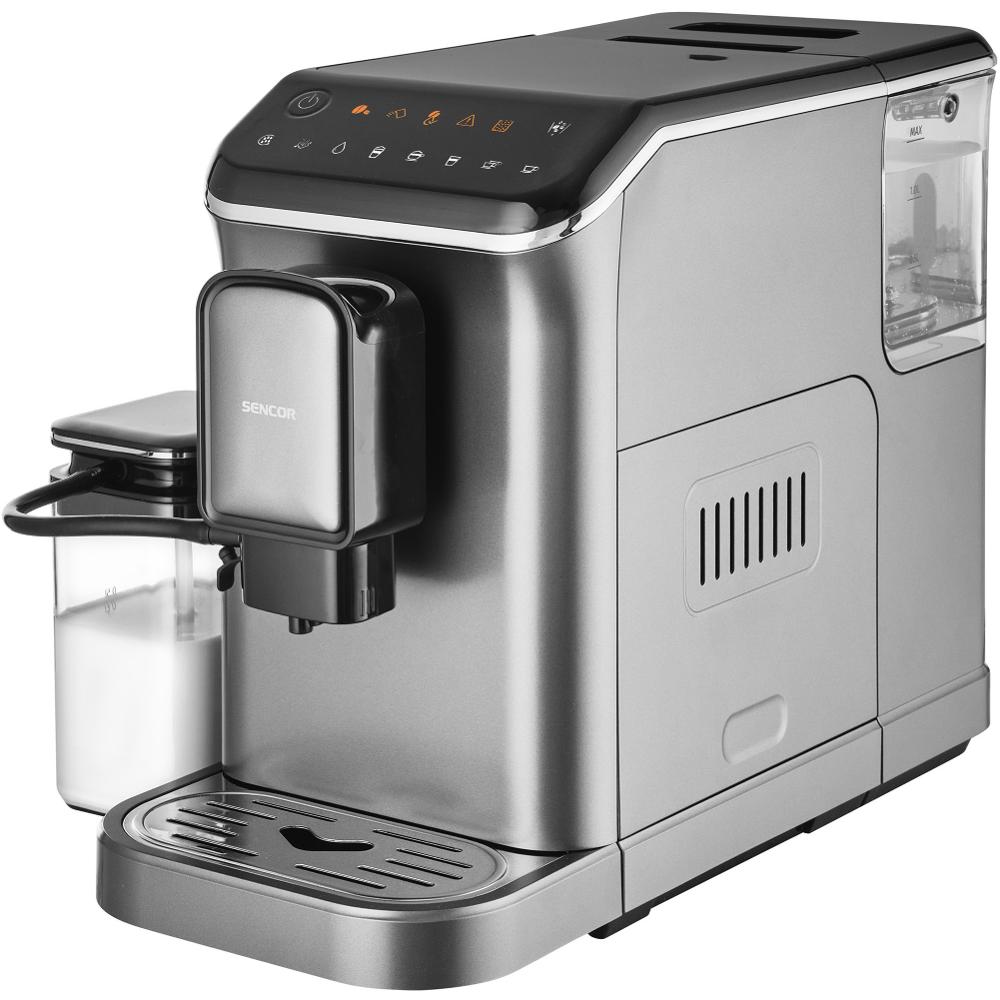 Μηχανή Espresso 19Bar 1470W LED Sencor SES 8000BK Μαύρη