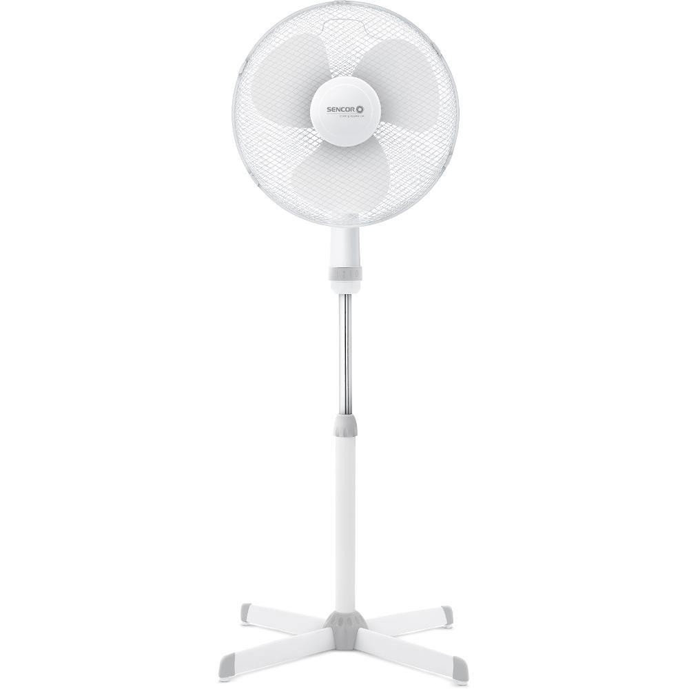 Ανεμιστήρας Δαπέδου Sencor SFN 4047WH-EUE3 50W 3 Ταχυτήτων Διάμετρου 40cm Λευκός