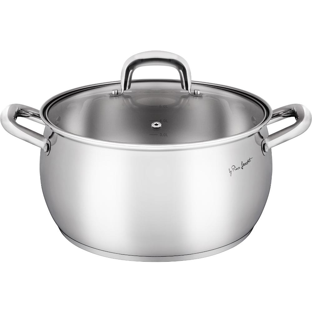 Κατσαρόλα SHAPE 24cm 6lt Stainless Steel Lamart LT1162