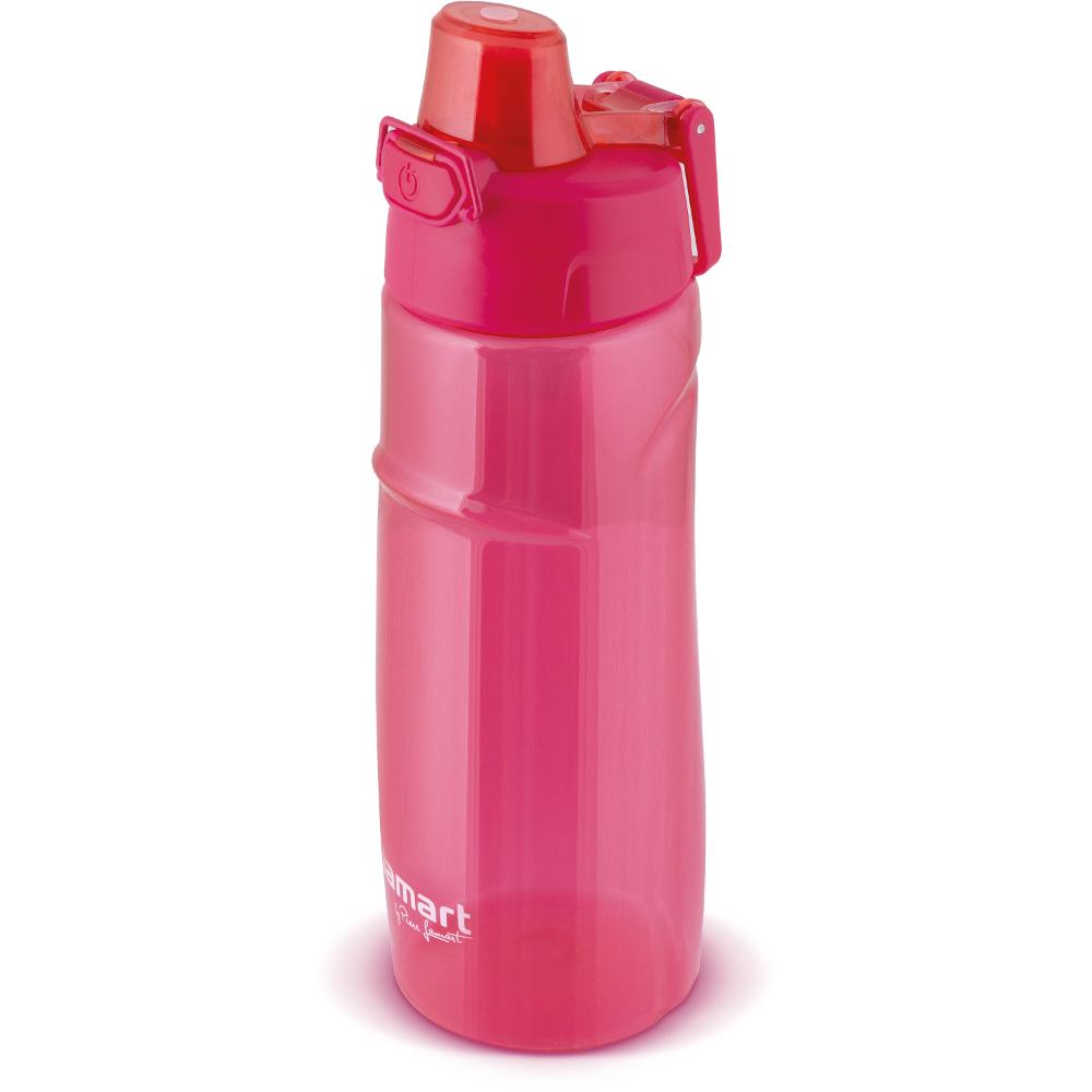 Αθλητικό Πλαστικό Παγούρι Lamart LT4063 Lock 700ml Ροζ