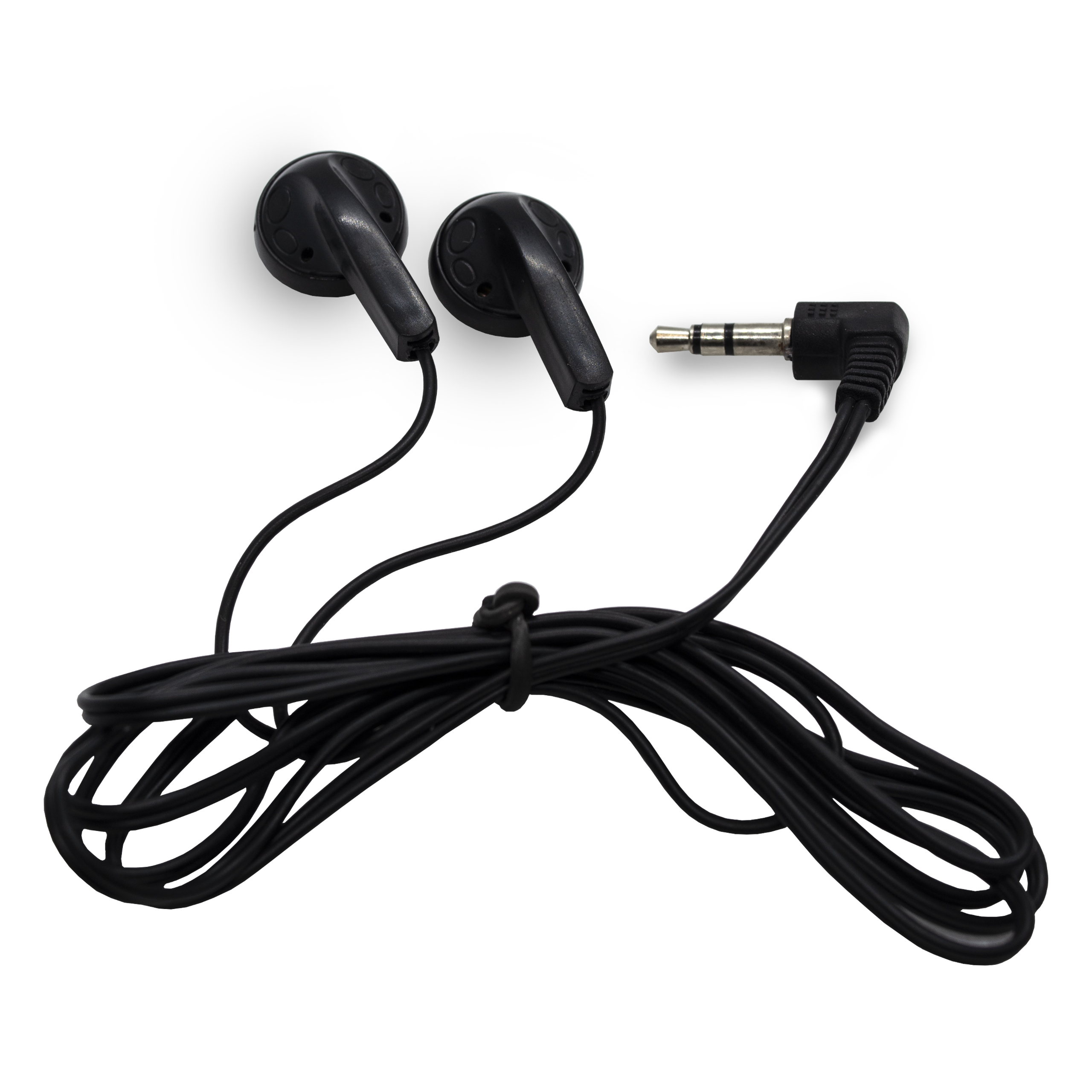 Hands Free 3.5mm Χωρίς Μικρόφωνο Κατάλληλα για Διαλέξεις και Ηχητικές Ξεναγήσεις 1.2m Μαύρα