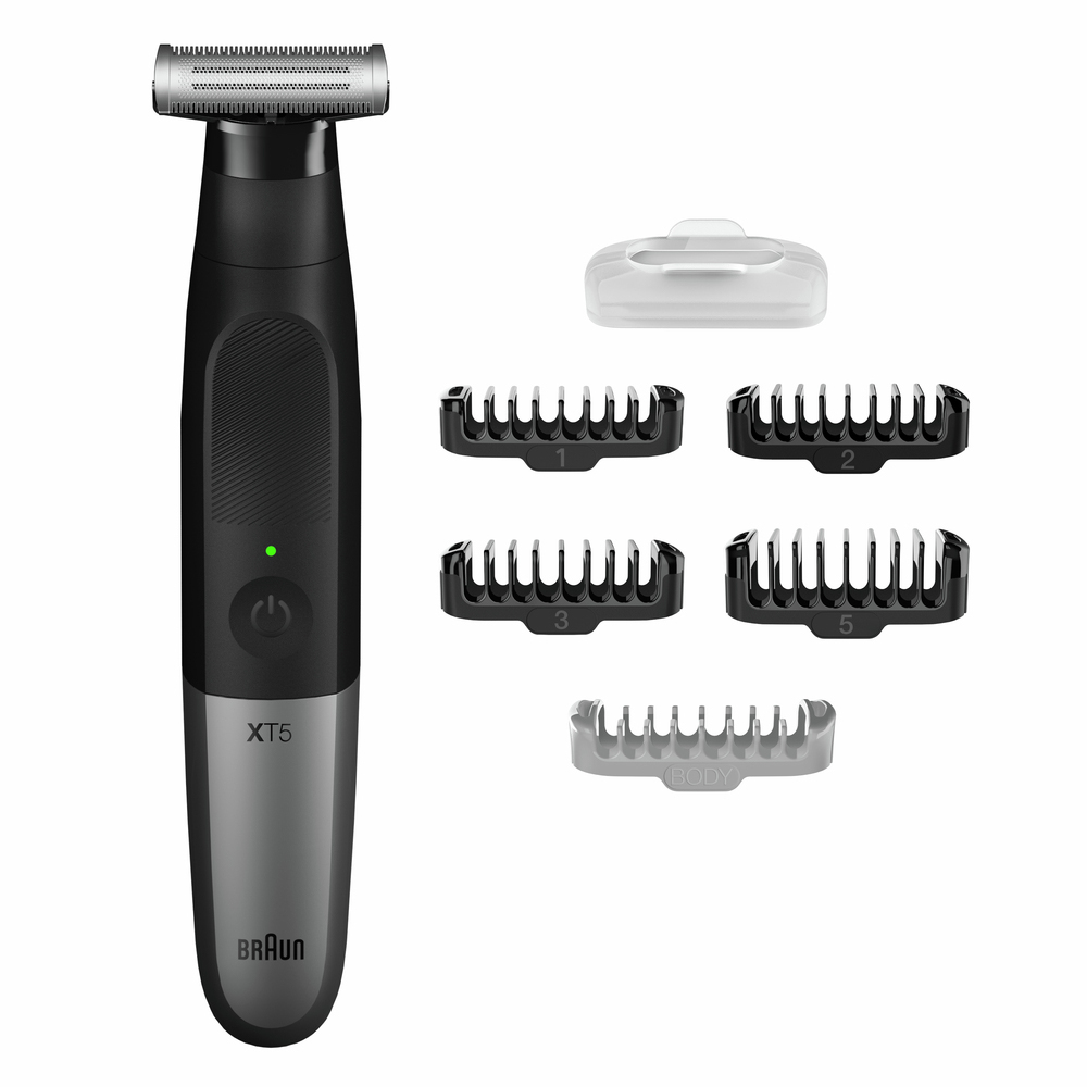 Επαναφορτιζόμενο Trimmer Braun XT5110 Κατάλληλo για Πρόσωπο και Σώμα 5+1 4D