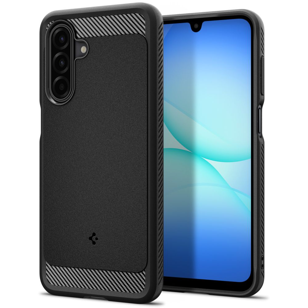 Θήκη Spigen Rugged Armor για Samsung SM-A175 Galaxy A17 4G SM-A176 Galaxy A17 5G Ματ Μαύρη