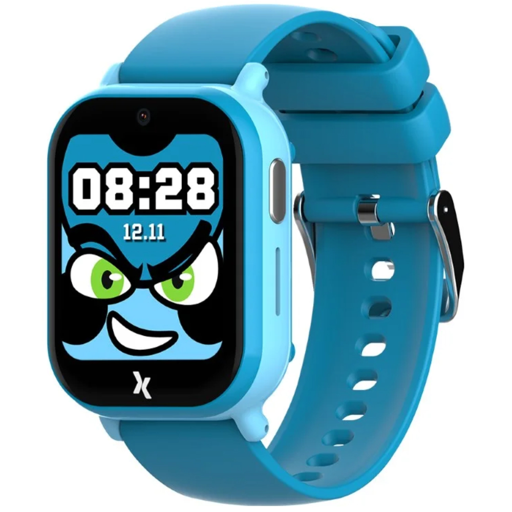 Smartwatch Maxcom FW49 Kiddo 4G 1.52” IPS 670mAh IP67 με 20mm Silicon Band και SOS Button Μπλέ με Δυνατότητα Κλήσεων