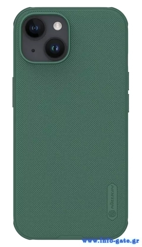 NILLKIN θήκη Super Frosted Shield Pro για iPhone 15, πράσινη