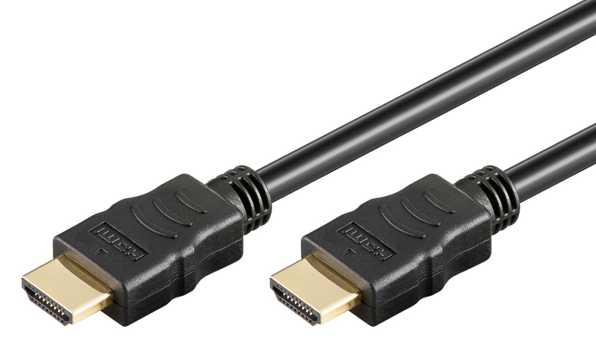 GOOBAY καλώδιο HDMI 80104 με Ethernet, soft, 4K/60Hz, 18 Gbps, 3m, μαύρο