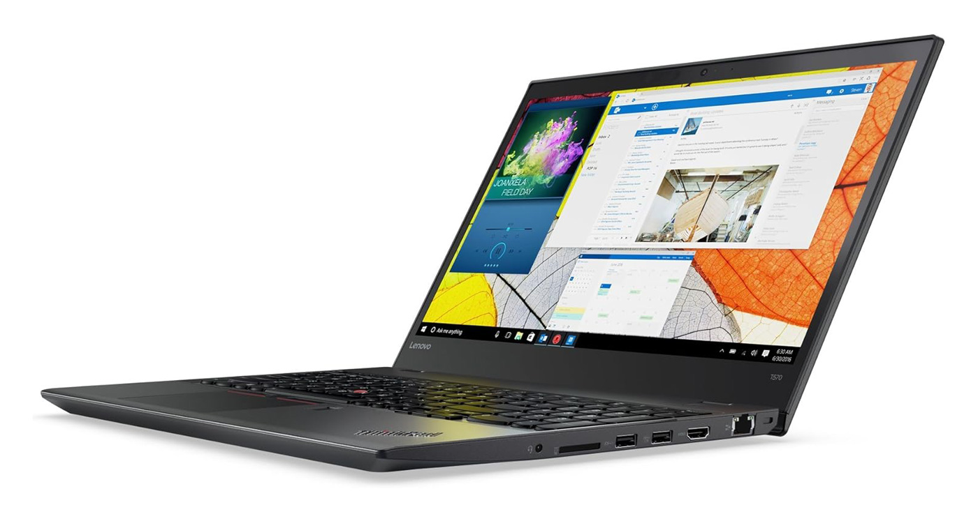 LENOVO Laptop ThinkPad T570, Refurbished Grade B, i5-6300U, 8/256GB NVME, 15.6