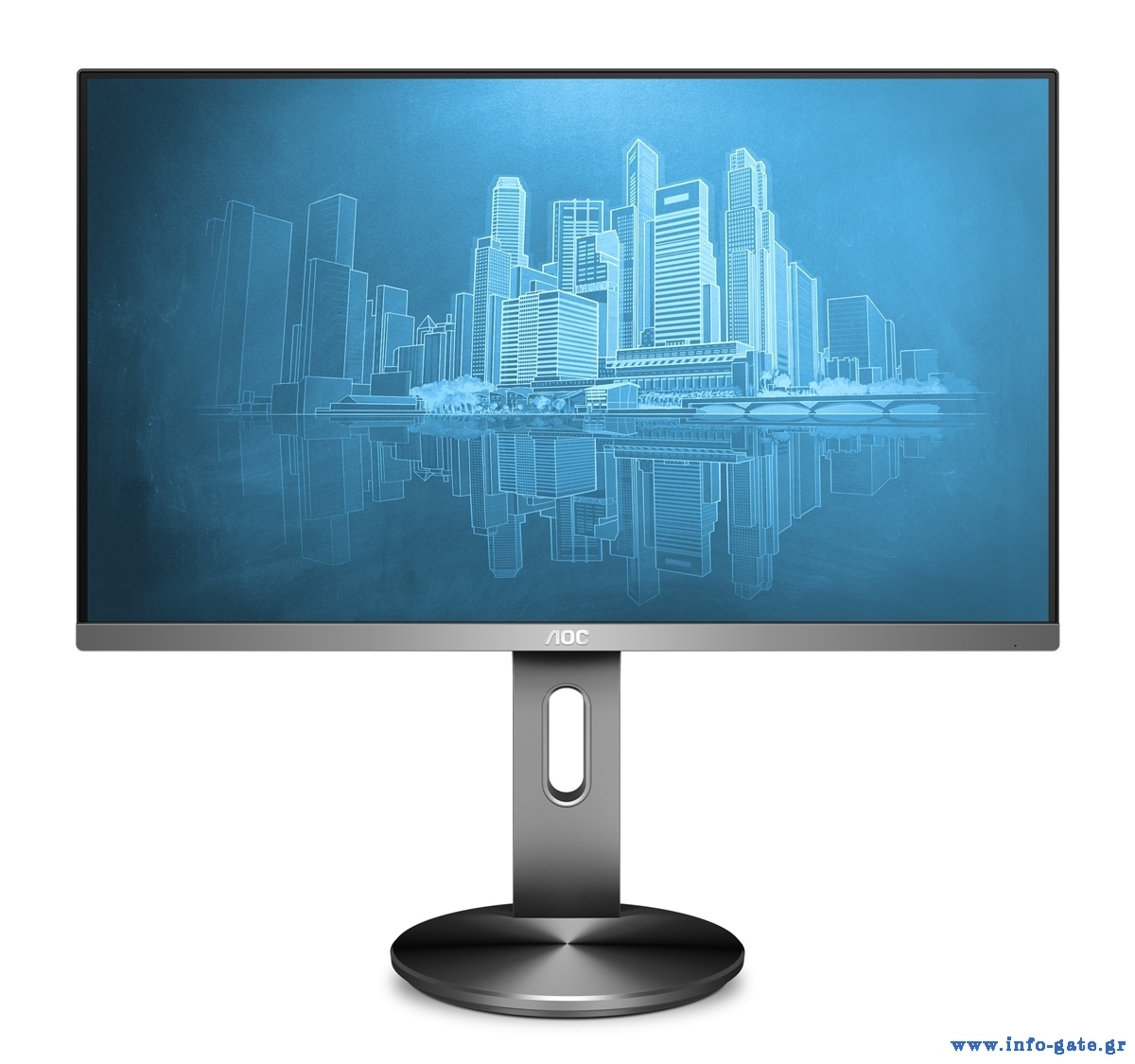 AOC used οθόνη I2490PXQU IPS-LED, 23.8