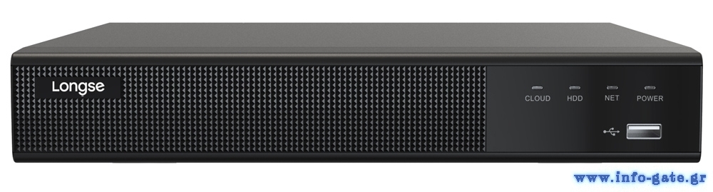 LONGSE NVR καταγραφικό NVR3332E2, 4K, H.265/H.264, 32 κανάλια