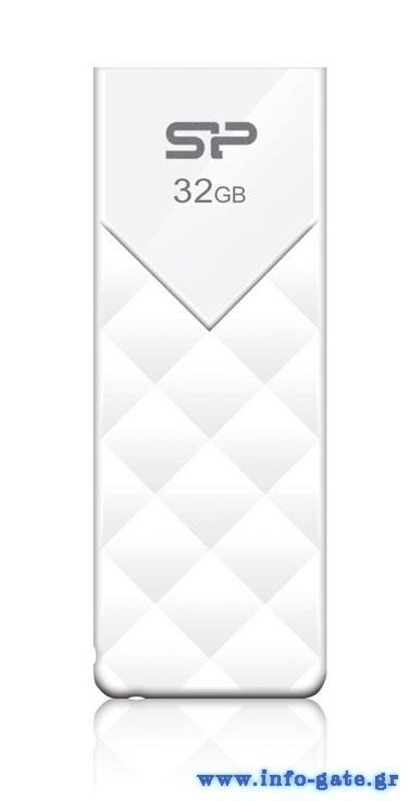 SILICON POWER USB Flash Ultima U03, 32GB, USB 2.0, λευκό