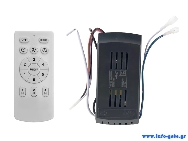 POWERTECH τηλεχειριστήριο & controller SPHLL-007 για ανεμιστήρα HLL-0112/0130