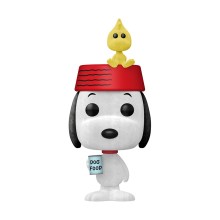 Funko Pop! Animation: Peanuts - Snoopy with Woodstock (Flocked) (Special Edition) #2096 Vinyl Figure