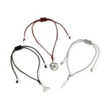 Carat Shop Harry Potter - Deathly Hallows Friendship Bracelet Set Multi (HPFB0450)