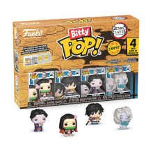 Funko Bitty Pop! 4-Pack: Demon Slayer- Nezuko Kamado, Giyu Tomioka, Tamayo, Rui*  Vinyl Figures
