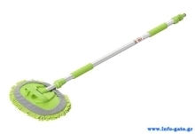 PROPLUS βούρτσα πλυσίματος 150650, τηλεσκοπική έως 1.65m, πράσινη