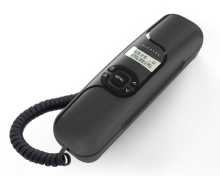 Σταθερό Ψηφιακό Τηλέφωνο Alcatel T16 με Αναγνώριση Κλήσης Επανάκληση και Ρύθμιση Έντασης Μαύρο