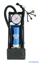 ALCA τρόμπα ποδιού 201200 με μανόμετρο, 100PSI, μπλε