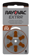 RAYOVAC μπαταρίες ακουστικών βαρηκοΐας 312MF, mercury free, 1.4V, 6τμχ