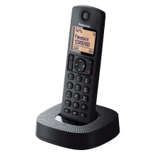 Ασύρματο Ψηφιακό Τηλέφωνο Panasonic KX-TGC310EU με Ανοιχτή Ακρόαση Μαύρο