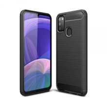 Θήκη TPU Ancus Carbon Series για Samsung M21 M215F M30s M315F Μαύρο