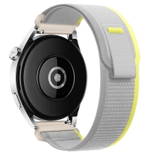 Watchband Hoco WH04 Belle Series από Nylon για Samsung Huawei Xiaomi Vivo OPPO κα 20mm Universal Λευκό-Κίτρινο