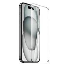 Tempered Glass Hoco Premium Series A37 120CC Large Arc Edges Dustproof 0.4mm 3D Anti-Static για Apple iPhone 16 Plus 15 Plus